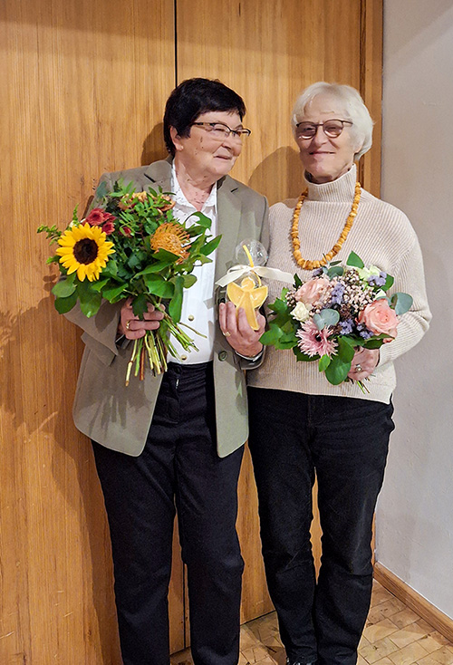 Inge Räthel und Ursula Heidkamp